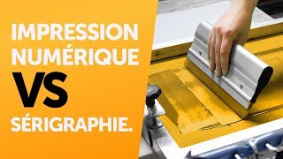 La sérigraphie et limpression numérique expliquées [upl. by Brick]