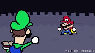 Luigi attempts to exorcise Mario TerminalMontage [upl. by Yelnikcm]