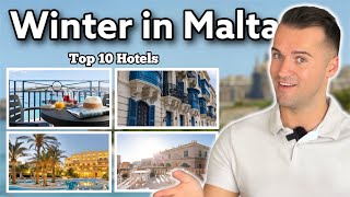 Top 10 Winter Hotels in Malta [upl. by Ihsir]