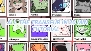 ALL THE TRANSFUR FOR KAIJU PARADISE IN 20 MINS KAIJU PARADISE TUTORIAL [upl. by Kall]