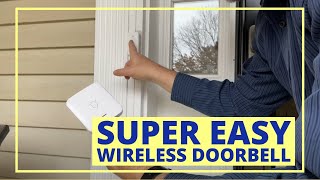 I Installed the Avantek Mini Wireless Doorbell in Less Than 5 Minutes Review and Chimes [upl. by Fleisher]