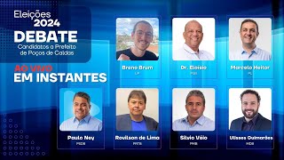 Debate dos candidatos a prefeito de Poços de Caldas  Sulminas TV e TV Poços [upl. by Dinah149]