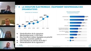 Conférence  Signature électronique vs manuscrite et numérique responsable  Journée Archimag 2023 [upl. by Achorn]