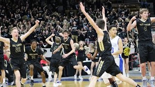 Crazy finish sends Rock Canyon to 5A boys hoops Final 4 [upl. by Vastah838]