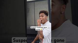 Suspect challenge gone wrong‼️🤣 comedyshorts skit funnyvideo [upl. by Jaclin611]