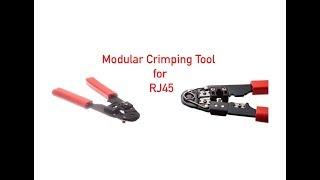 Modular Crimping Tool for RJ45 P93100020 [upl. by Eiveneg]