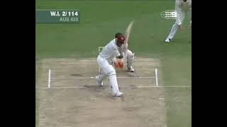 Brian Lara GREAT SIX OFF SHANE WARNE 2005 1st test Gabba [upl. by Sedgewake]