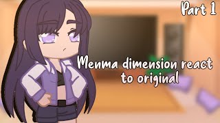 Menma dimension react to original  Part 1 Hinata  Naruto Shippuden  GCRV [upl. by Bobbe332]