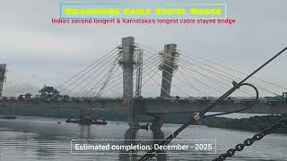 Sigandhur Cable Stayed Bridge  Kalasavalli  Tumari  NH369E  Extradosed Bridge [upl. by Levins]