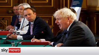 Boris Johnson refuses to admit if he sacked Hancock [upl. by Yras]