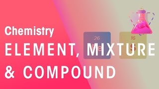 What Is An Element Mixture And Compound  Properties of Matter  Chemistry  FuseSchool [upl. by Adnahsam]