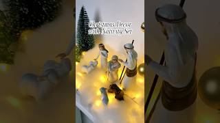 I love this Nativity Set christmas christmasdecor christmasgifts nativityscene foryou fyp [upl. by Atsirhcal]