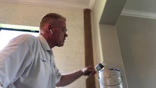 HOW TO FIX DAMAGED OR FRAYED GRASSCLOTH WALLPAPER EDGES PART I [upl. by Reiser]