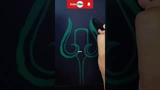 Trishul me shiv trending trendingshorts shorts youtube video art sketch drawing ASG ❤️ [upl. by Aynas]