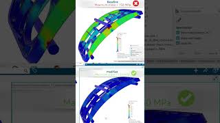 Can you spot the difference 👀The Structural Designer Role in the 3DEXPERIENCE shorts ansys [upl. by Sherill5]