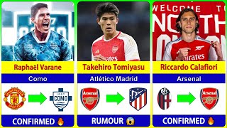 🚨 ALL LATEST CONFIRMED TRANSFER NEWS AND RUMOUR  🔥😱 Raphaël Varane Riccardo Calafiori Luka Sucic [upl. by Egide742]