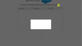 Customize the labels and date format of the Salesforce table control [upl. by Lucilla261]