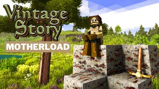 VINTAGE STORY IN 2024  Motherload  Fresh Start Gameplay 3 [upl. by Hosea732]