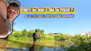 Nu faceti ca mine🎣🎣🌞🌞 Am PESCUIT ziua in AMIAZA MARE printre CASELE oamenilor [upl. by Oatis]