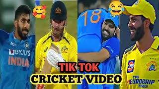 CRICKET TIK TOK VIDEO IPL FUNNY MOMENTS ROHIT SHARMA VIRAT KOHLI MS DHONI T20 WORLD CUP [upl. by Pall]