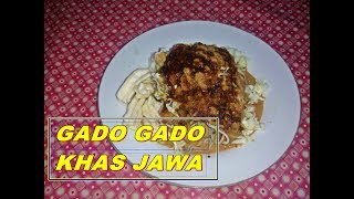 Resep Gado Gado Lontong Tahu Khas Jawa Enak [upl. by Bibah749]