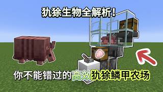 Minecraft121犰狳更新：教你轻松获取犰狳鳞甲和狼铠！【CC字幕】｜ 我的世界｜當個創世神 [upl. by Blaine]