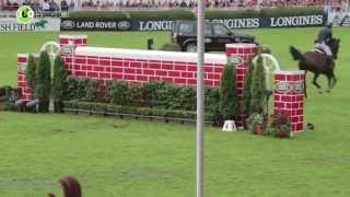 Discover Ireland Dublin Horse Show Puissance 2014 [upl. by Elyc]