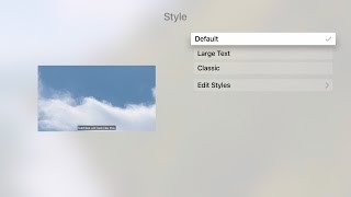 Apple TV Tips  Customizing Subtitles [upl. by Damiani]