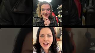 Lzzy Hale et Amy Lee live Insta [upl. by Hnid]