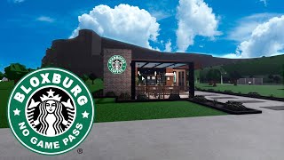 Roblox Bloxburg quotStarbucks Caféquot Speed build and Tour  September 12 2020  Minami Oroi [upl. by Leunad988]