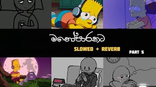 මනෝපාරකට සිංදු  Slowed and Reverb  Manoparakata Shinhala song Collection Part 5 [upl. by Searcy]