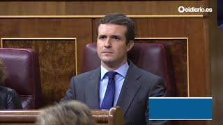 Sánchez le recuerda a Casado que la prisión permanente no ha evitado el crimen de Laura Luelmo [upl. by Robillard57]