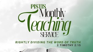 Pistis Monthly Teaching Service  November 2024 Edition [upl. by Nellaf933]