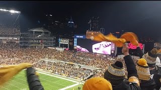 SteelersRenegade inside of Acrisure Stadium on Thursday Night Football vs the Titans 11223 [upl. by Bernadene]