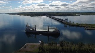 The Vectis Castle Enters the Iroquois Locks [upl. by Akel]