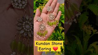 Very Easy Earing Making diy nandini [upl. by Sallee]