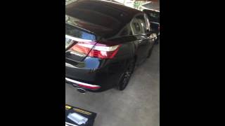 Honda Accord sport 2016 magnaflow mufflers part 1 [upl. by Anilecram]