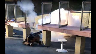 Full Scale Carronade Cannon firing 3 [upl. by Riker630]