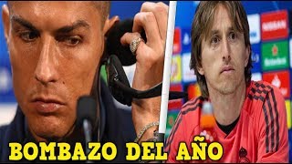 BOMBAZO CRISTIANO RONALDO LLAMA a FLORENTINO quotQUIERO VOLVERquot  REAL MADRID DEJARÍA IR a LUKA MODRIC [upl. by Mcmurry]