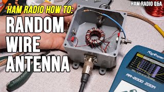 Build a random wire end fed antenna and make amazing contacts hamradioqa [upl. by Einreb]