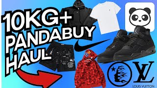 10KG PANDABUY HAUL Jordan 4 Louis Vuitton Amiri TRAPSTAR amp MORE [upl. by Turtle]