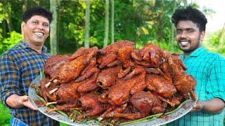 FULL CHICKEN ROAST  Whole Fried Chicken Recipe  Payyoli Chicken Cooking In Village [upl. by Aiht729]