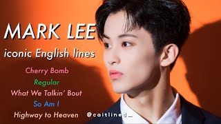 NCT Mark Lee Top 5 Iconic English Rap lyrics [upl. by Quincy641]