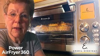 Making Fried Chicken in Emeril Power AirFryer 360  Air Fryer Recipe Review by Mary [upl. by Bobbe]