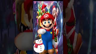 SUPER MARIO Christmas DANCE 超級瑪利歐聖誕節舞蹈超級瑪利歐 christmasdancesong christmas happy new years [upl. by Esialb496]