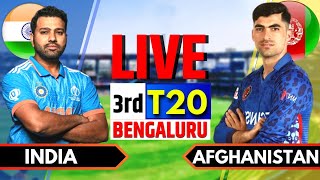 India vs Afghanistan T20 Live  India vs Afghanistan Live  IND vs AFG Live Commentary Last 10 Over [upl. by Susumu]