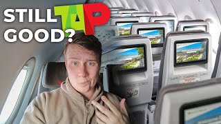 TAP Air Portugal  Airbus A321neoLR ECONOMY  Frankfurt  Lisbon  TRIP REPORT [upl. by Sanson]