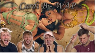 Cardi B  WAP feat Megan Thee Stallion Official Music Video Housem4tes reaction [upl. by Keheley]