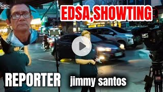 from Edsa Avenue sa cummonstation nurth avenue may SHOWTING News reporter jemmy santos Sunday nigh [upl. by Dulci]