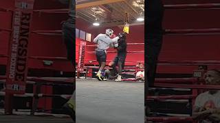 Jalil Hackett Drops Opponent in Gervonta Tank Davis Gym boxing [upl. by Pontone949]